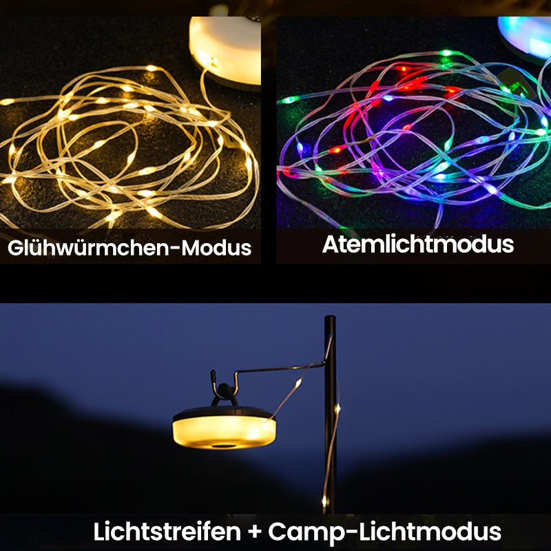 Wasserdichte tragbare verstaubare Lichterkette