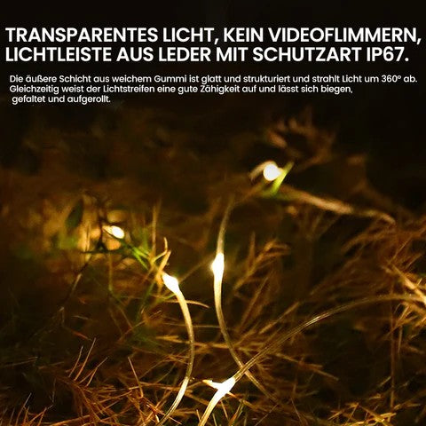 Wasserdichte tragbare verstaubare Lichterkette