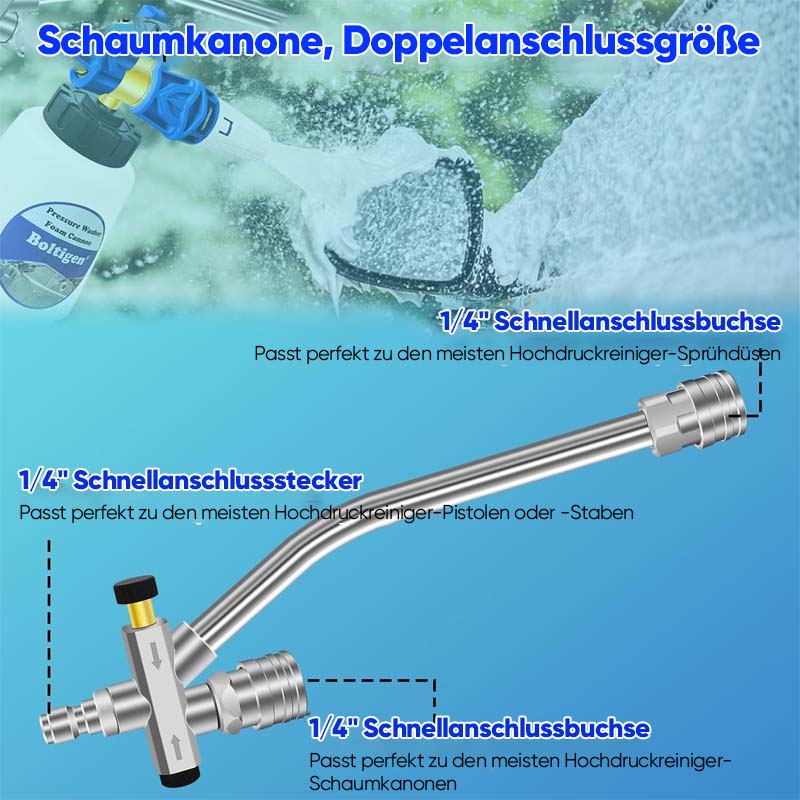 Schaumkanonen-Doppelanschluss-Zubehör