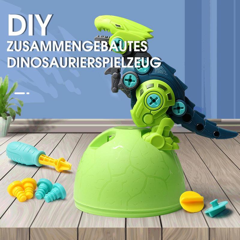 DIY zusammengebautes Dinosaurierspielzeug