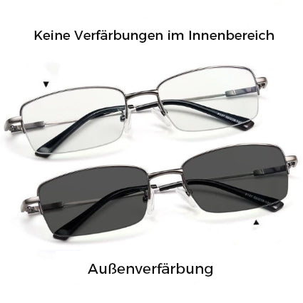 Titanium progressive Dual-Use-Lesebrille für nah und fern