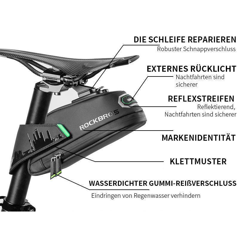 Fahrradsatteltasche unter dem Sitz