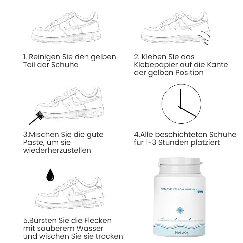 Schuhen Aufhellen Reinigung Gel